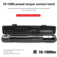 3/8 1/2 inch Adjustable Torque Spanner 5-60/10-150N.m Reversible Ratchet Key Torque Wrench Square Drive Precise Preset Hand Tool