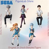 Official Genuine In Stock Sega Pm Mari Kaworu Nagisa Asuka Rei Ayanami Shinji Ikari Figure Anime Evangelion Model Boxed Toy