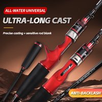 FISHINGFANS 2.1m 2.4m casting 7-20g 8-17lb Medium M Power Fast action Carbon Blank Sea Bass Perch Carp Fishing Rod