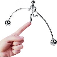 Weightlifter Kinetic Art Steel Balance Physics Toy Funny Desk Stress Relief Gadgets For Office Creative Novelty Gifts