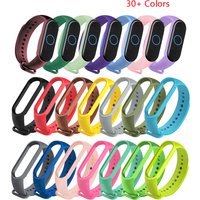 Colors Bracelet for Xiaomi Mi Band 7 6 5 Sport Strap Watch Silicone Wrist Strap For Xiaomi Mi band 5 6 Bracelet Miband 4 3 Strap