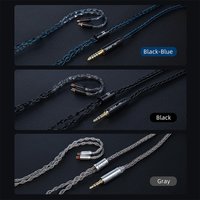 KBEAR ST12Plus iem cable 2pin Upgrade Cable Copper Cable Connector 4N 4.4MM MMCX/2PIN-S/2PIN-C 2M Earphone cable