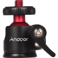 ball head camera mount Andoer Mini Tripod Ball Head 360 Degree Swivel for DSLR Camera