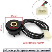 Motorcycle Odometer Sensor 12V Digital Speed Meter Durable Cable Mileage Assembly Modification Accessories Wire Replacement Kit