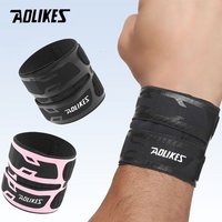 AOLIKES 1PC Wrist Brace Wrist Wrap, Ultra-thin Compression Wrist Strap Wrist Support for Workout Basketball Tennis Weightlifting