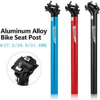 LUNJE Mountain Road Bicycle Seatpost Ultralight Aluminum Alloy MTB Bike Seat Post Seat Tube 27.2/30.9/31.6mm*400mm Cycling Parts