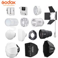Godox ML80Bi ML150Bi Accessories Zoom Lens Reflector Softbox Barndoor Diffusion Kit Soft Dome NPF/V-Mount Battery Adapter Plate