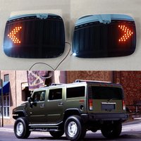 Auto Parts Heated Rearview Mirror Glass Rearview Mirror for Hummer H2 Blue Mirror Anti-Glare Rearview Mirror 03-09