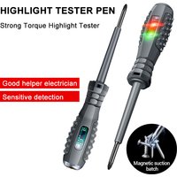 Multifunctional Electrician Test Screwdriver Voltage Detector Pen Light Circuit Tester Electric Test Pen