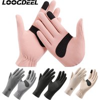 AliExpress loogdeel LOOGDEEL Women Winter Touch Screen Warm Windproof Cycling Driving Running Full Finger Glove Mittens New Fashion Lady Gloves