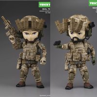 IN STOCK FigureBase 5 inch TrickyMan TM001 Rifleman TM002 TM003 TM004 Machine Gunner Action Figure