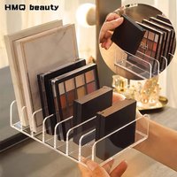 7-Compartment Makeup Organizer Desktop Eye Shadow Palette Display Box Makeup Blush Cosmetics Shelf Make up Tools Storage Holder