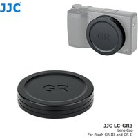 JJC Aluminium Alloy Metal Lens Cap for Ricoh GR IIIx GR III GR II GR3 Lens Cover Protector Inner Soft EVA Camera Lens Accessory