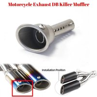 Motorcycle Exhaust Muffler Pipe Removable DB Killer Silencer Sound Reducer For Honda Yamaha Noise Eliminator