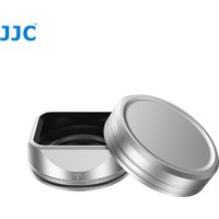 JJC Metal Square Lens Hood Lens Cap for Fujifilm Fuji XF 23mm F2.8 R WR XF 27mm F2.8 R WR XF 27mm F2.8 Lenses Lens Hood Shade