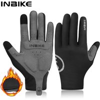 AliExpress INBIKE Breathable Road Bike Gloves for Men Women Full Finger Winter Cycling Gloves Pad Touchscreen Reflective Bike Accessories
