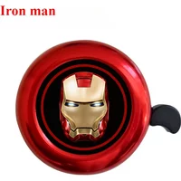 AliExpress Marvel 5*5cm Spiderman Bicycle Bell Kids Bike Cute Cartoon Metal Warning Super Loud Bell Horn Cycling Handlebar Bell Safety Accessories