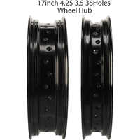 AliExpress TIMZH 3.5*17 Inches 4.25*17 Rims 36 Spoke Holes Aluminum Alloy Wheels for 150cc~300cc Street Dirt Bike Tracker Scrambler Replacement