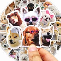 AliExpress LOLEDE 10/100/1000Pcs Funny Dog Stickers Cartoon Cute Decals Toy Guitar Phone Bicycle Laptop Notebook Luggage Car Graffiti Kids Sticker