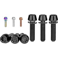 AliExpress NONE Universal Bike Handlebar Stem Screw 6PCS M5/M6 20mm Bolts With Matching Washers Anti-Rust Fastener For Mountain Road Bicycle Cyc