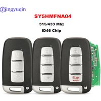 Jingyuqin 3 4 Tasten 433 Mhz Smart Remote Key Keyless Fob Für Hyundai Sonata Genesis Equus Veloster 2009-2015 PCF7952 SY5HMFNA04