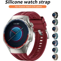 New Nylon Strap for Huawei Watch GT6 Pro 46mm Silicone+Woven Band for For Huawei Watch GT6 Pro Sports Band Replace Accessories