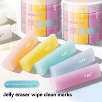 1 Box Triangle No Shavings Super Clean Student Specific Eraser Used for Writing Erasing Lines Leaving No Marks