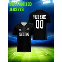 Custom Soccer Jersey With Custom Image, Number And Name, performance level breathable training shirt