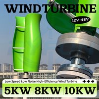 Maglev Motor 48V 3Phase AC Output Wind Turbines 5000W Wind Turbines 8000W Free Energy Generators with MPPT Controllers 10000W