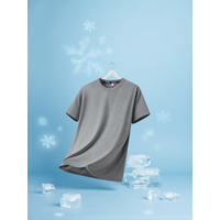 Men's Summer Running T-Shirt round Neck Quick Dry Thin Breathable Ice Silk Trendy 2026 New Model Sportswear