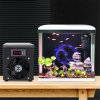Aquarium Water Chiller 60L Fish Tank Cooler Heater System 10-40℃ Setting Constant Fish Shrimp Breeding Aquaculture For Fish Shrimp Breeding Aquaculture With Pump