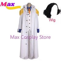 Costume de cosplay de l’uniforme d’admiral de la marine Aokiji Kuzan, personnage d’anime, taille personnalisée.