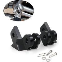 Motorcycle Fit For Honda Blackbird CBR1100XX VFR800 VFR1200F CBR600F Rider Footpeg Lowering Kit Mounts 6063-T6 Aluminium