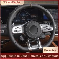 For Mercedes Benz All Series Nappa Leather Steering Wheel W203 W204 W205 W238 W222 W212 W211 W220AMG Steering Wheel Accessories