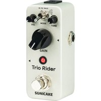 SONICAKE Trio Rider Overdrive Guitar Effects Pedal - Centaur Classic 100% Analog Buffered Bypass QSS-26