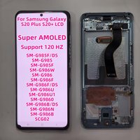 Super AMOLED For Samsung S20 Plus S20+ SM-G985 G985F/DS G985F G986W G986 G986F/DS G986N LCD Display Touch Assembly Replacement
