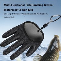 Fishing Catching Gloves Magnet Release Anti-slip Waterproof Fishing Gloves 2026 NEW