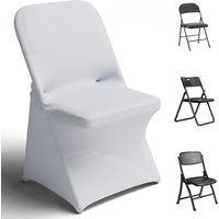12/30/50pcs Spandex Folding Chair Covers in Stretch Washable Fabric for Wedding Party Holiday Celebration and Other Special Even