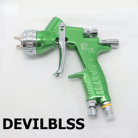GTl Pro Automobile Spray Gun 1.3mm TE20 GT PRO LITE Gravure Tool Green Pistol