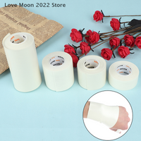 1Roll Medical Waterproof Adhesive Foam First Aid Microfoam Tape Adjust Sports Cohesive Bandage Underwrap Elastic Fixed Tape