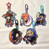 Guilty Gear Strive Bridget Acrylic Keychain Customizable Collectible Anime Game Character Key Ring