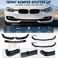 Frontstoßstangen-Spoilerlippe, langlebig, glänzend schwarz, für BMW 3er Serie F30 2012-2015, Autozubehör