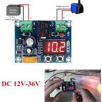 XH-M609 Low Voltage Disconnect Switch Cut Off 12V 24V 36V Digital LED Display Over-Discharge Protect for 12-36V Lithium Battery