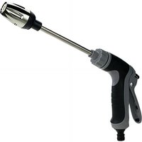 360° Long Rod High Pressure Water Gun Metal Extended Pole Non-slip Rubber Handle Home Car Washing Tool Strong Water Flow Garden