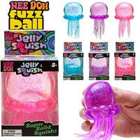 Nice Needoh Fuzz Ball Jellyfish Squishy Blind Box Series Various Colors Cute Jellyfish Modeling Stress Relief Relax Fun Toy Gift