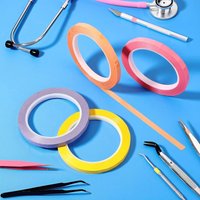 1 Roll Dental Instruments Tapes Autoclave Tape 10 Colors Surgical Autoclavable Marla Gum Tape 150° F Steam Disinfection