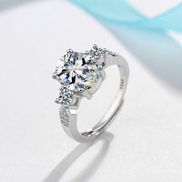 New 925 Sterling Silver Ring Beautiful Zircon for Man Women Wedding Jewelry Engagement Charm Fashion High Quality Party Gifts