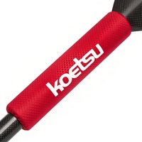 Paddle Buoyancy Sleeve 420D PU EPE Foam Paddle Float Kayak Accessory SUP Board Accessory Prevents Sinking for Kayak Canoe Paddleboard (Red)