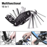 AliExpress NONE 16 in 1 Portable Bicycle Repair Tools Kit Hex Wrench Nut Tire Screwdriver Motorcycle Bicycle Repair Tools