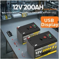 AliExpress SUTENAI 12V 200Ah 18650 Ultra-Large Capacity Lithium LiFePO4 Deep Cycle Battery for Solar Wind Power Small UPS Lighting And More